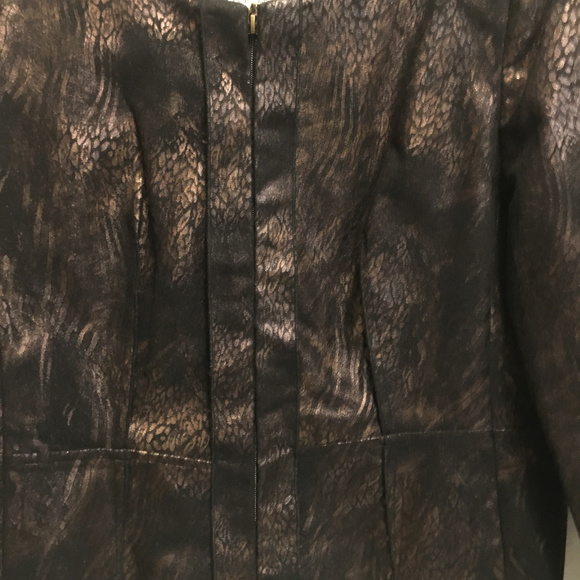 Kim Rogers Petite Black and Bronze Jacket Sz. 12P - Picture 2 of 7
